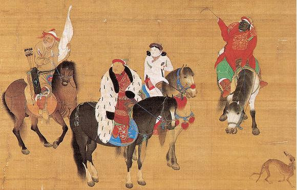 Ilustracja Chiny Mongołowie zajmują większość północnych Chin