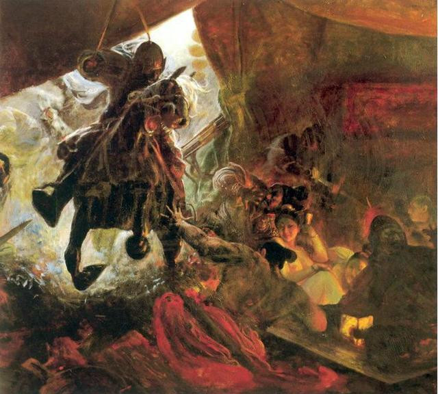 Ilustracja Chiny Istnienie 16 królestw. Ludy niechińskie walczą o supremację na Północy