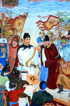 Ilustracja Chiny Wyprawy morskie Zheng He